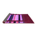 Sideview of Abstract Purple Contemporary Rug, con1969pur