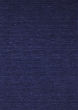 Abstract Blue Contemporary Rug, con196blu