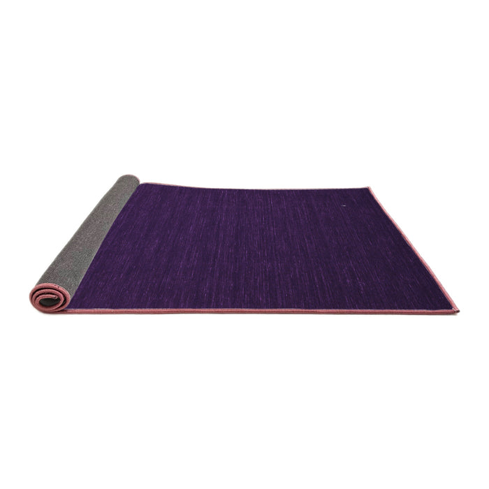 Sideview of Abstract Purple Contemporary Rug, con196pur