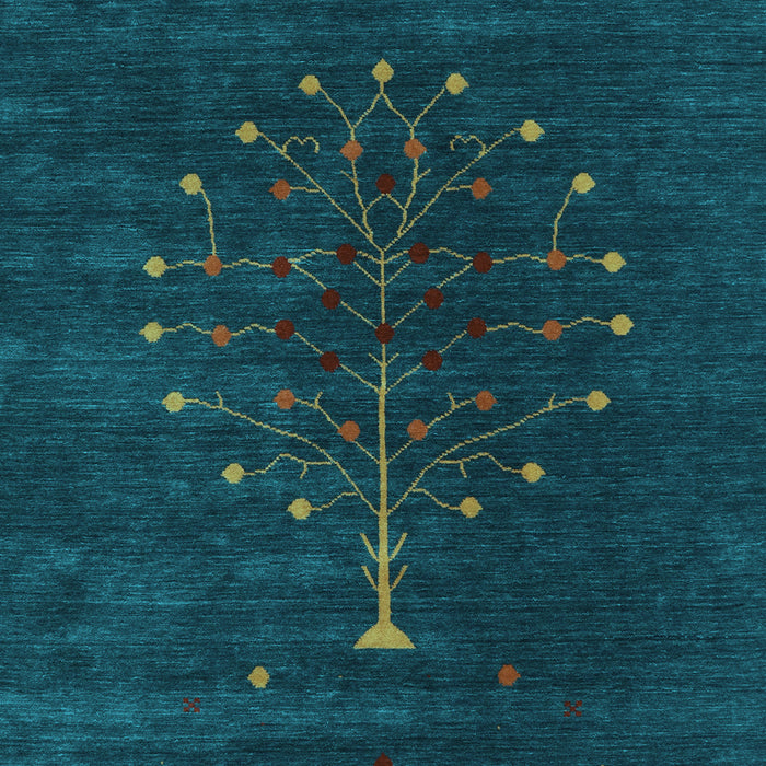 Abstract Light Blue Contemporary Rug, con1970lblu