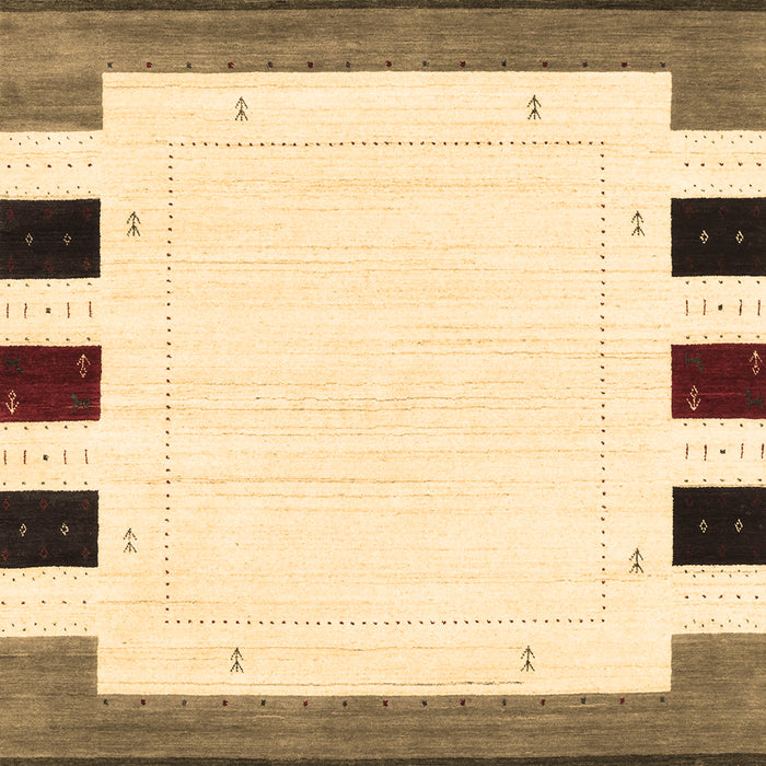Machine Washable Solid Brown Modern Rug, wshcon1971brn