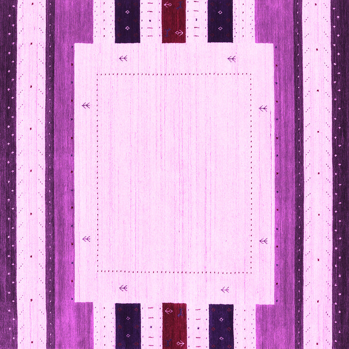 Square Solid Pink Modern Rug, con1971pnk