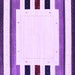 Square Solid Purple Modern Rug, con1971pur