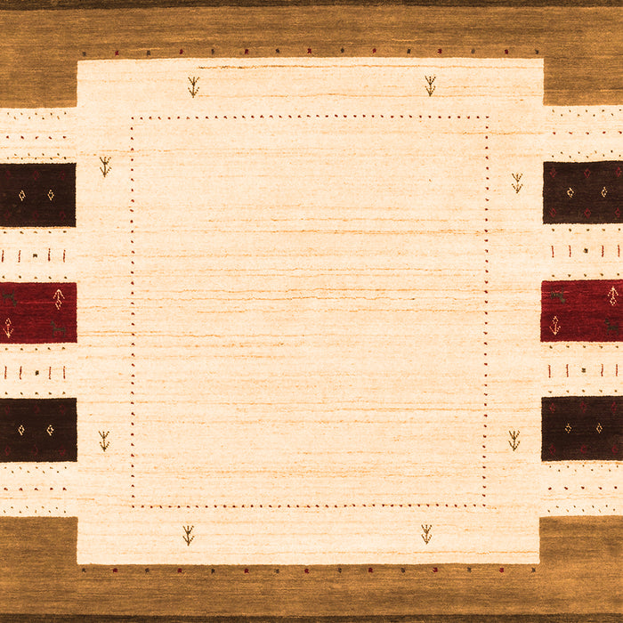 Solid Orange Modern Rug, con1971org