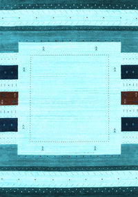 Solid Light Blue Modern Rug, con1971lblu