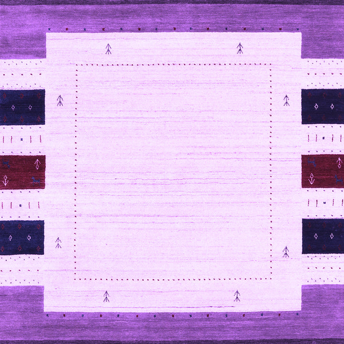 Machine Washable Solid Purple Modern Area Rugs, wshcon1971pur