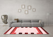 Modern Red Washable Rugs