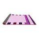 Sideview of Solid Pink Modern Rug, con1971pnk