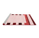 Modern Red Washable Rugs