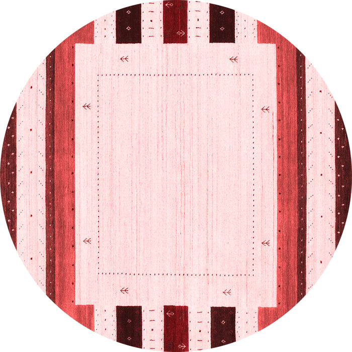 Machine Washable Solid Red Modern Rug, wshcon1971red