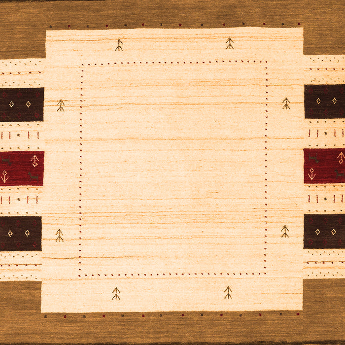 Serging Thickness of Machine Washable Solid Orange Modern Area Rugs, wshcon1972org