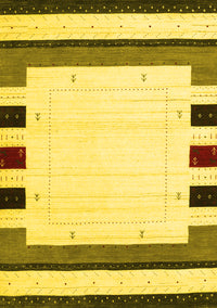 Solid Yellow Modern Rug, con1972yw