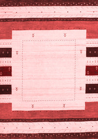 Solid Red Modern Rug, con1972red