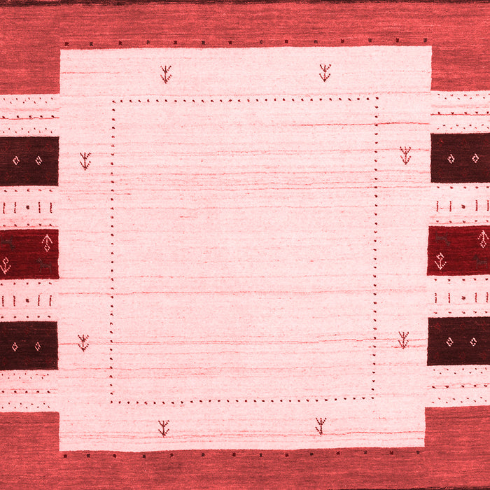 Solid Red Modern Area Rugs