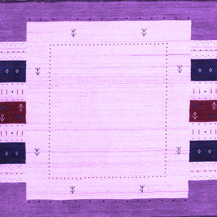 Machine Washable Solid Purple Modern Area Rugs, wshcon1972pur