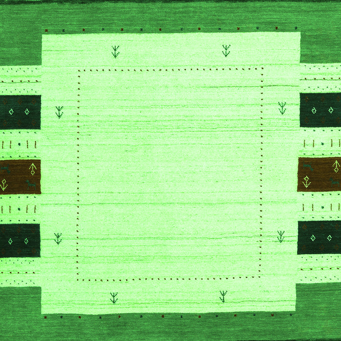 Solid Green Modern Rug, con1972grn