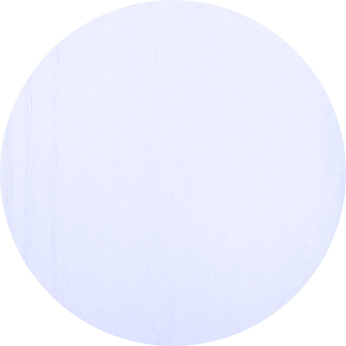 Round Solid Blue Modern Rug, con1973blu