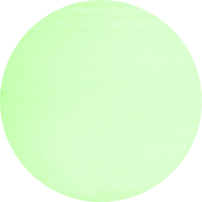Square Solid Green Modern Rug, con1973grn
