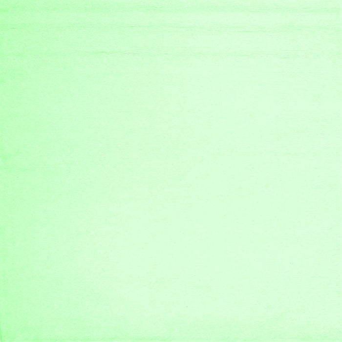 Square Solid Emerald Green Modern Rug, con1973emgrn