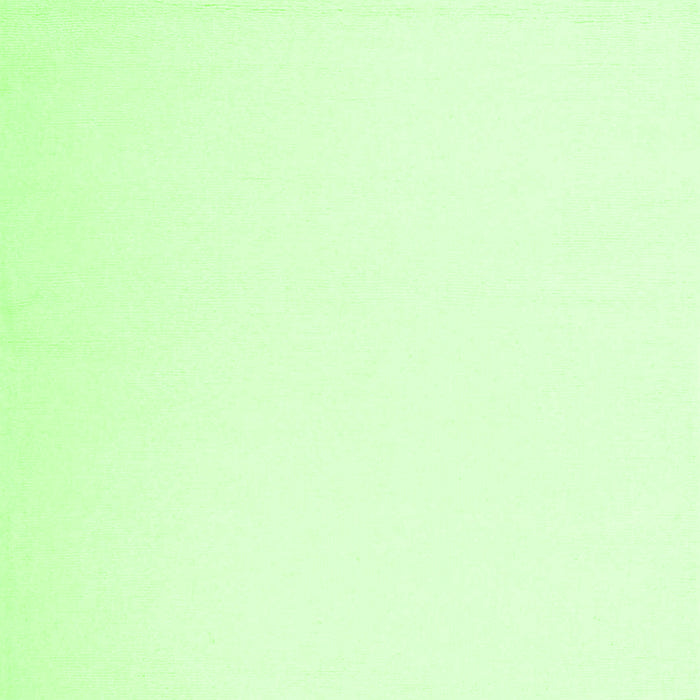 Serging Thickness of Machine Washable Solid Green Modern Area Rugs, wshcon1973grn