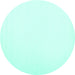 Round Solid Turquoise Modern Rug, con1973turq