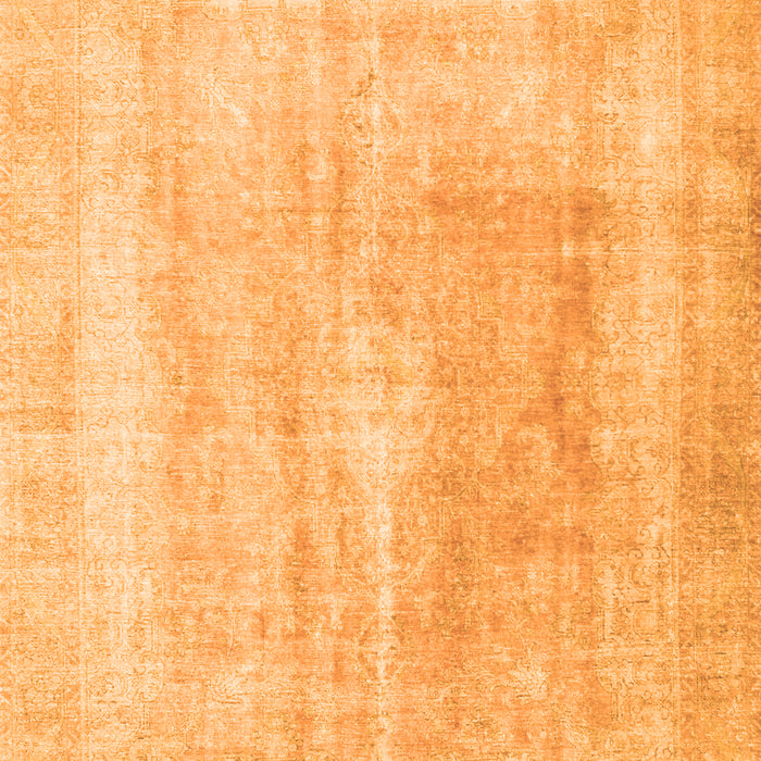 Abstract Orange Contemporary Rug, con1974org