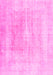 Machine Washable Abstract Pink Contemporary Rug, wshcon1974pnk