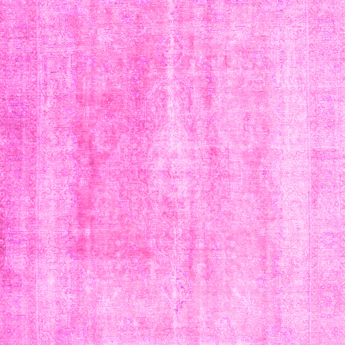 Machine Washable Abstract Pink Contemporary Rug, wshcon1974pnk