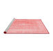 Contemporary Red Washable Rugs