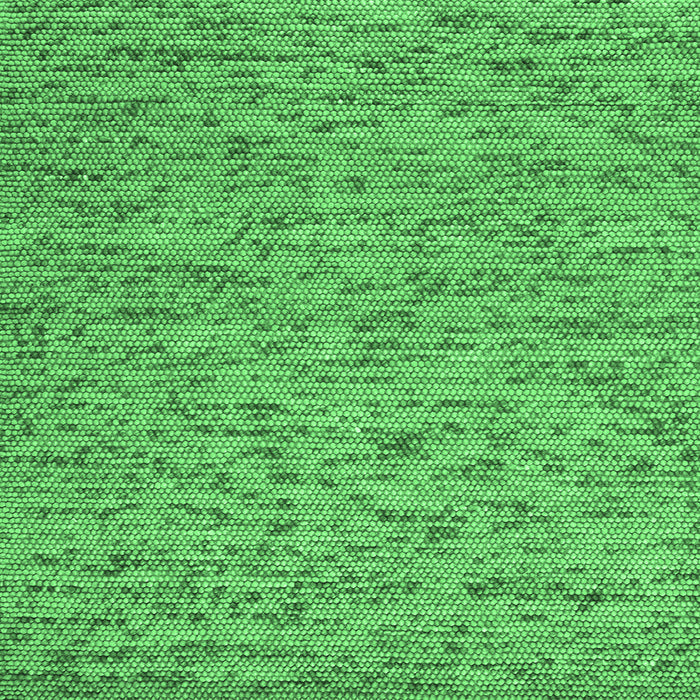 Square Machine Washable Abstract Emerald Green Contemporary Area Rugs, wshcon1975emgrn