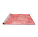 Transitional Red Washable Rugs