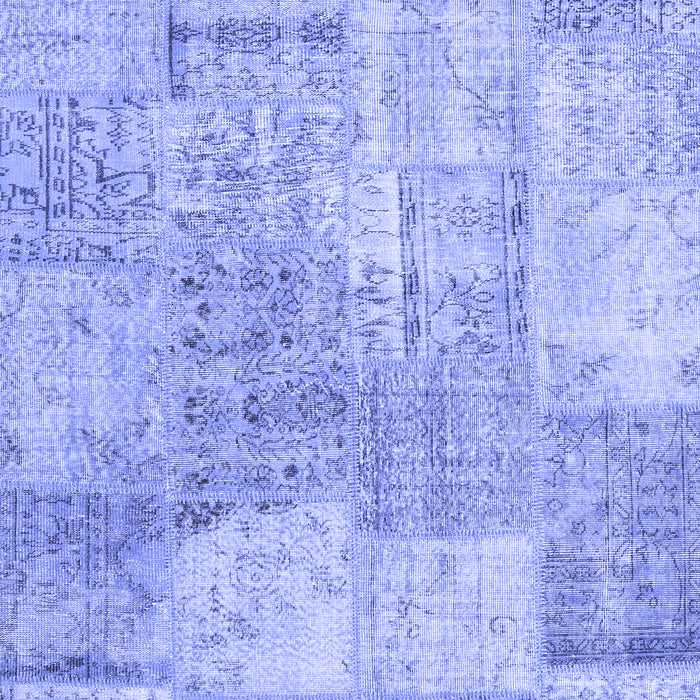 Patchwork Blue Transitional Rug, con1976blu