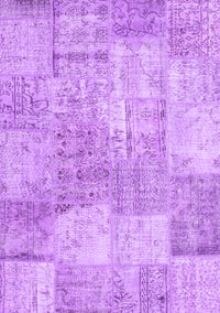 Patchwork Purple Transitional Rug, con1976pur