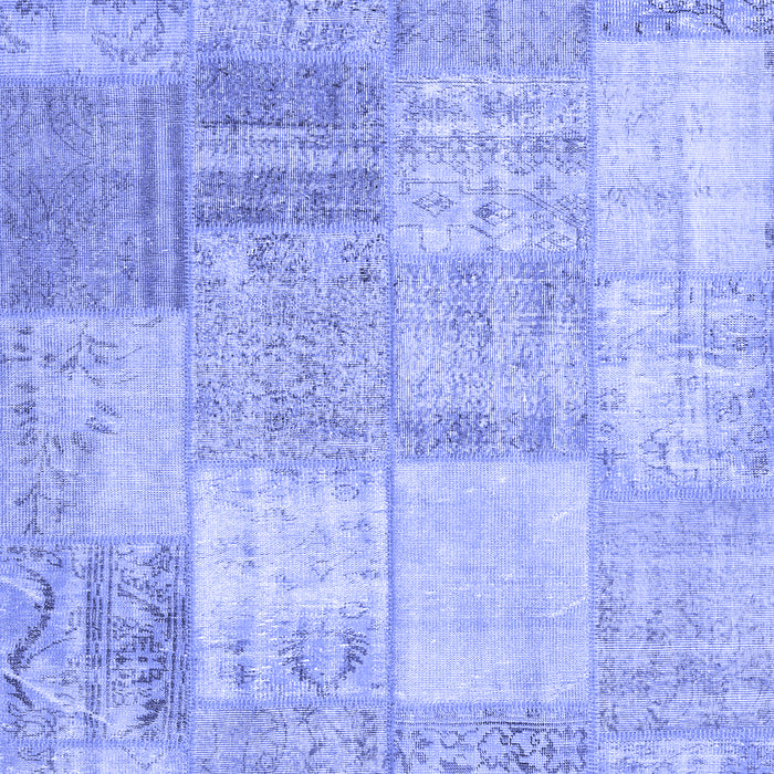Patchwork Blue Transitional Rug, con1977blu