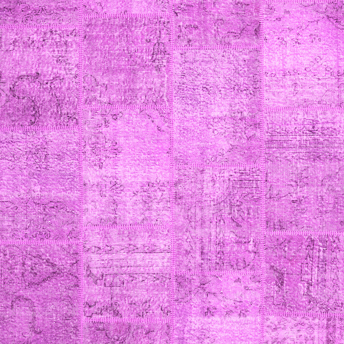 Patchwork Pink Transitional Rug, con1978pnk