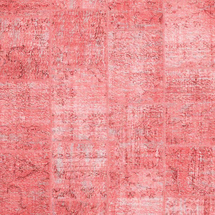 Patchwork Red Transitional Area Rugs