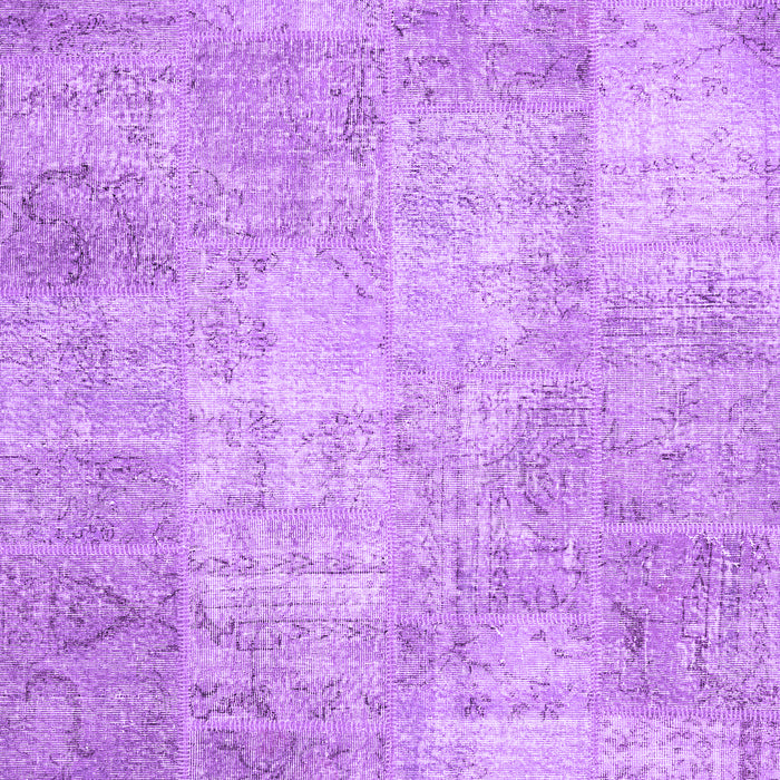 Patchwork Purple Transitional Rug, con1978pur