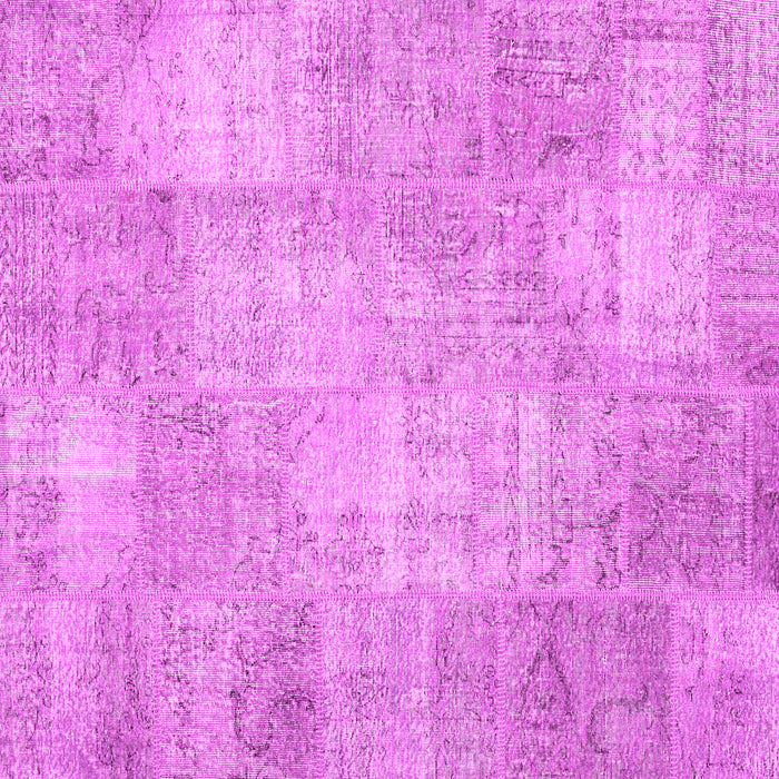 Square Patchwork Pink Transitional Rug, con1978pnk