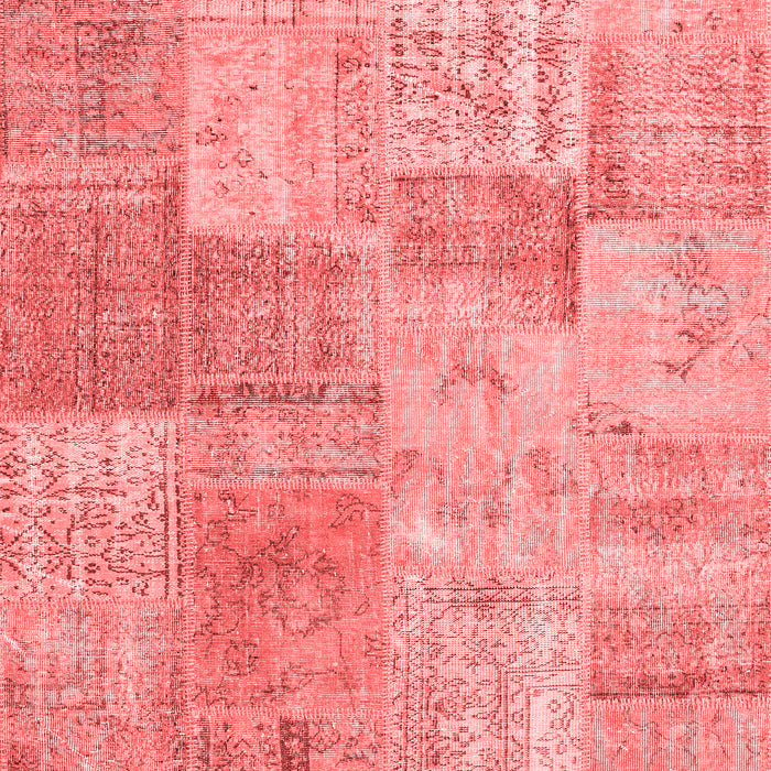 Patchwork Red Transitional Area Rugs