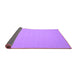 Sideview of Abstract Purple Contemporary Rug, con197pur