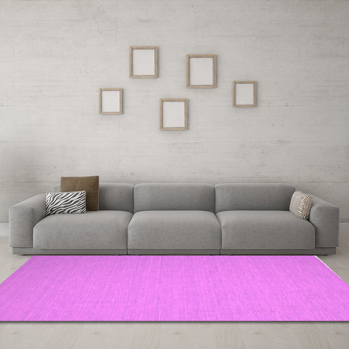 Machine Washable Abstract Pink Contemporary Rug in a Living Room, wshcon197pnk