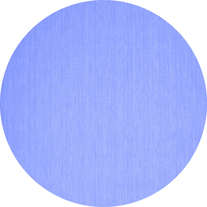 Round Machine Washable Abstract Blue Contemporary Rug, wshcon197blu