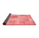 Patchwork Red Transitional Area Rugs