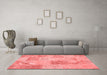 Transitional Red Washable Rugs