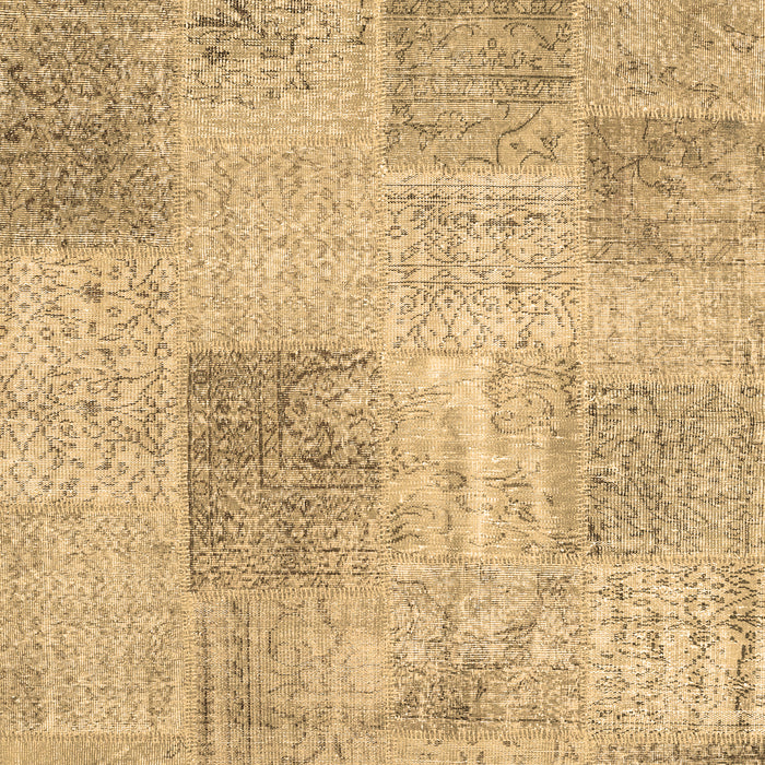 Patchwork Brown Transitional Rug, con1980brn