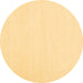 Round Solid Brown Modern Rug, con1981brn