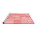 Transitional Red Washable Rugs