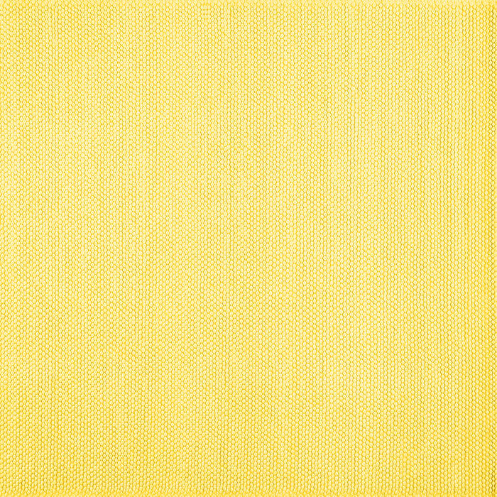 Square Machine Washable Solid Yellow Modern Rug, wshcon1983yw