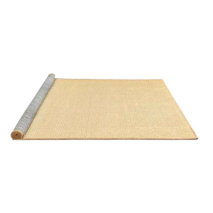 Sideview of Machine Washable Solid Brown Modern Rug, wshcon1983brn