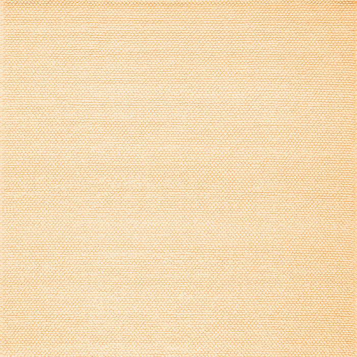 Round Machine Washable Solid Orange Modern Area Rugs, wshcon1983org